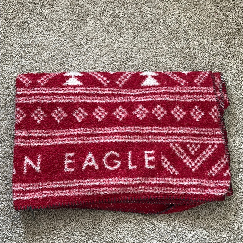 Red Patterned Blanket